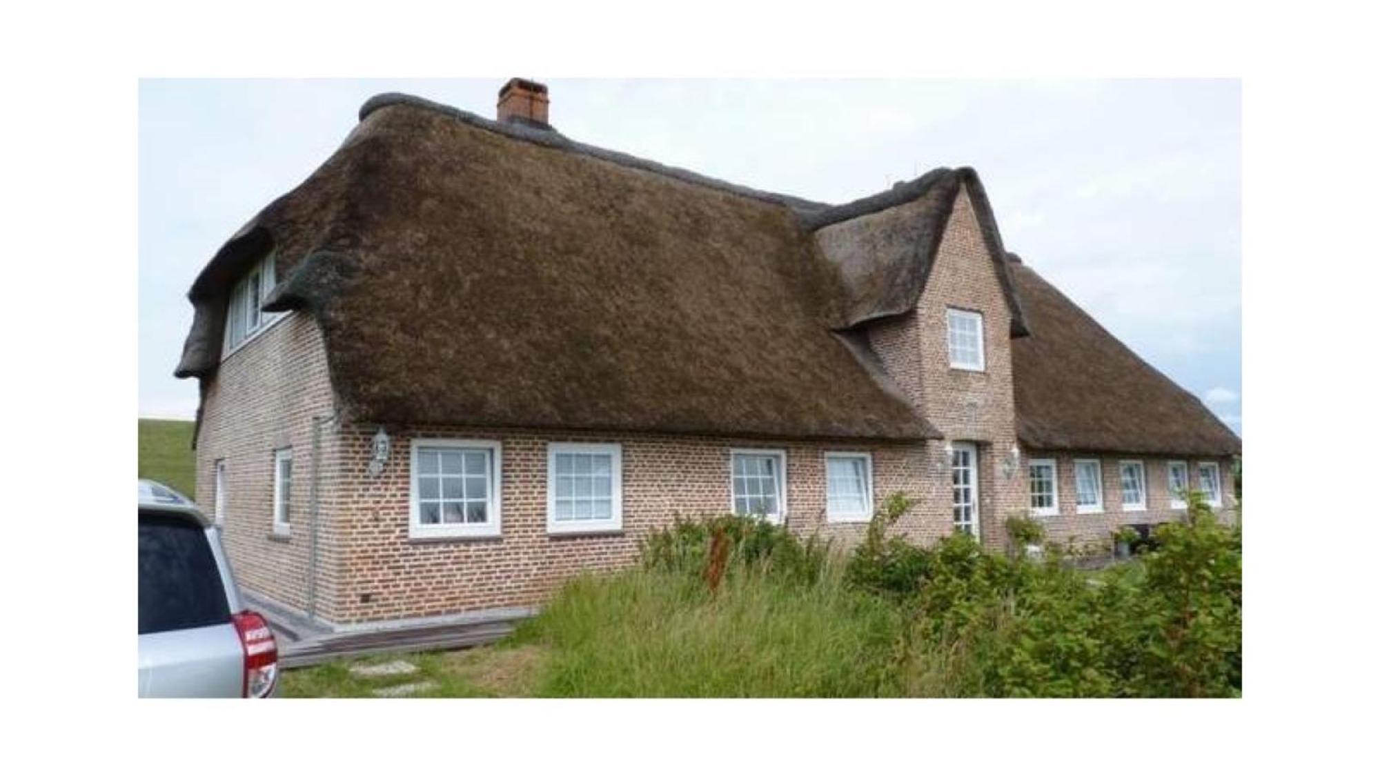 Deichhaus Bullerbue Dagebuell Villa Exterior foto